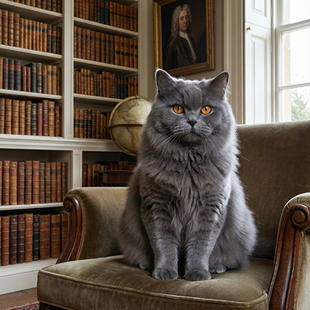 نژاد گربه بریتیش لانگ هیر