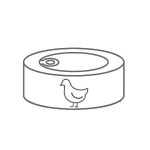 غذای تر گربه با طعم بوقلمون