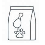 غذای خشک گربه با طعم مرغ