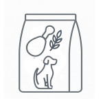 غذای خشک سگ با طعم مرغ و برنچ