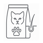 غذای خشک گربه hair and skin