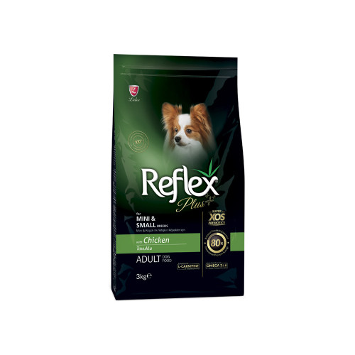 غذای خشک سگ بالغ نژاد کوچک رفلکس پلاس با طعم مرغ