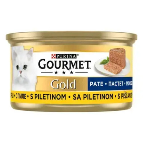 کنسرو گربه گورمت (gourmet) پته مرغ