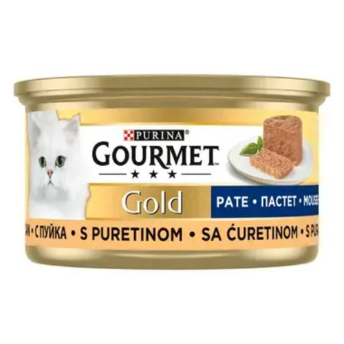 کنسرو گربه گورمت(gourmet) پته بوقلمون